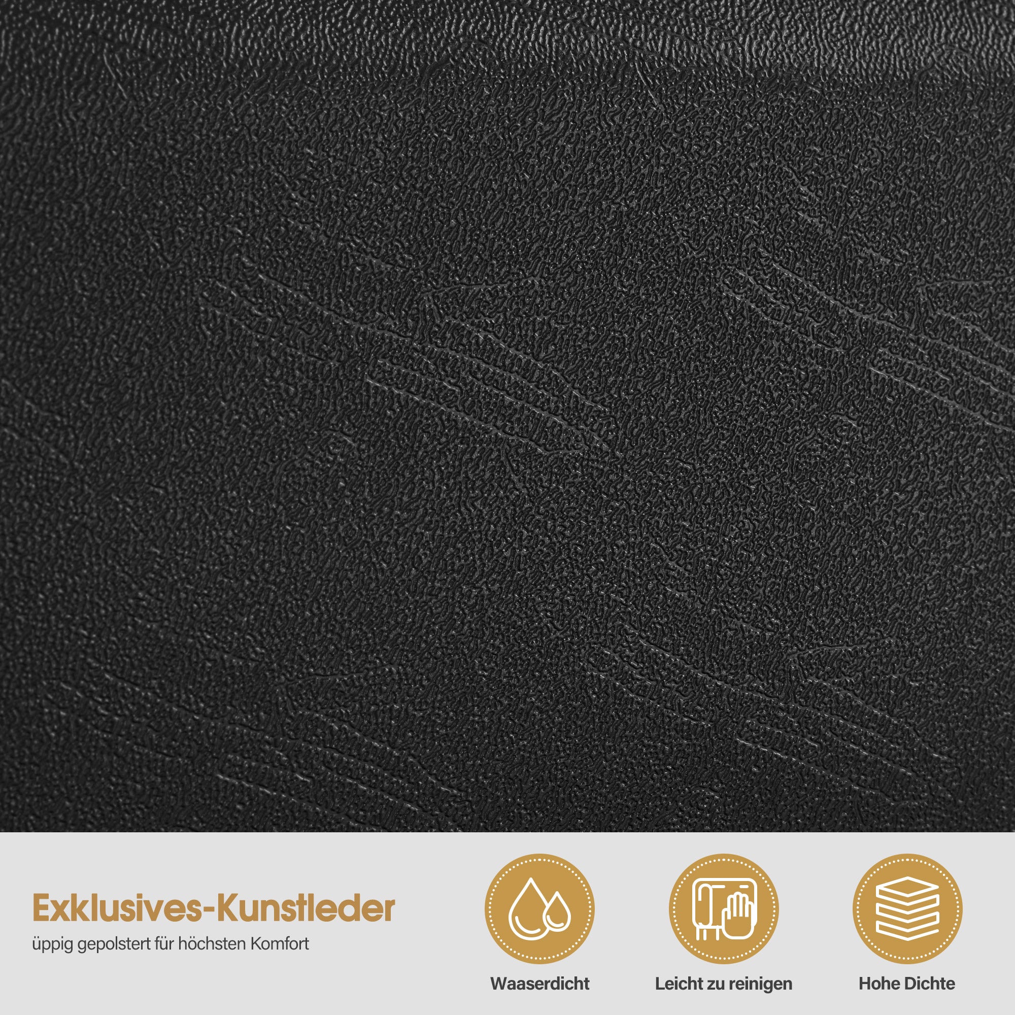 BarberPub Friseurstuhl mit Kopfstütze Kippbar, Friseureinrichtung mit Hydraulikpumpe 360° Drehbar, Bedienungsstuhl Höhenverstellbar, Barber Stuhl Friseurstühle Kunstleder, 3856 (Schwarz)