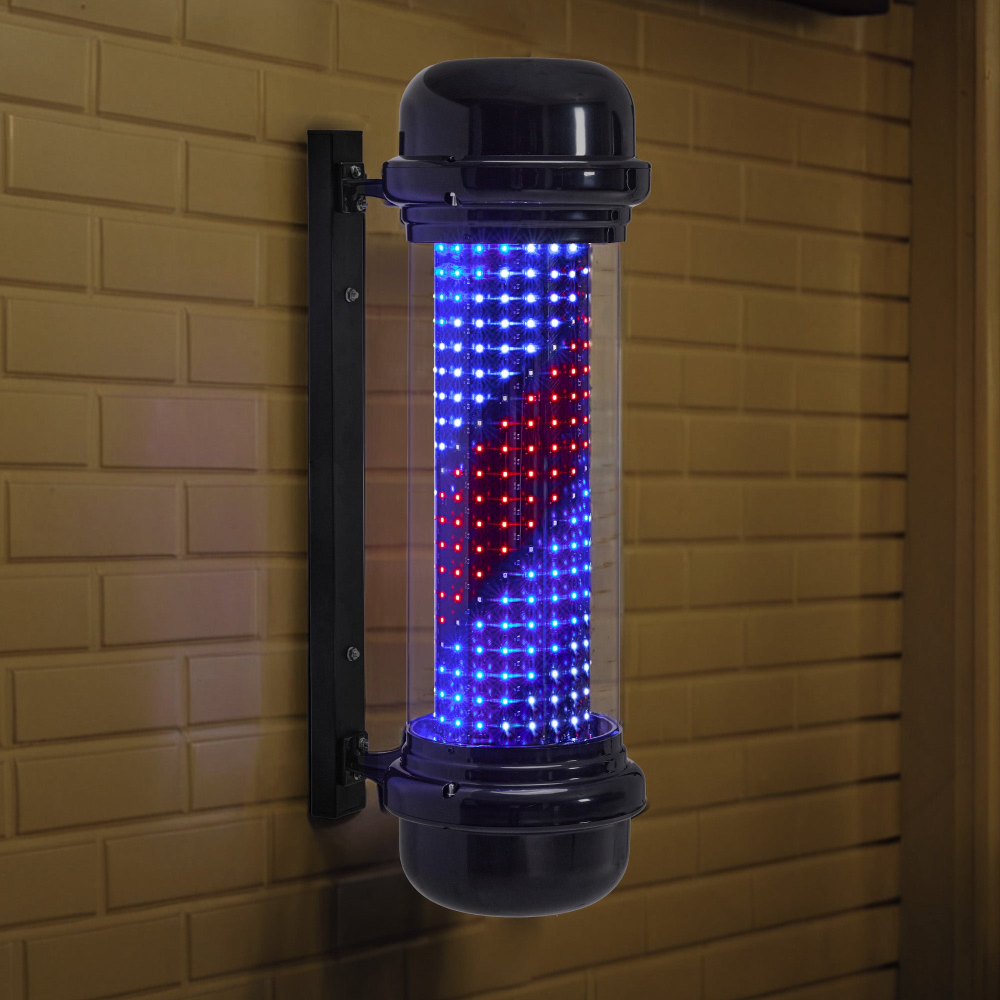 Poteau de barbier BarberPub, éclairage LED pour salon de coiffure, fixation murale, 71 cm, économie d'énergie, L047BC