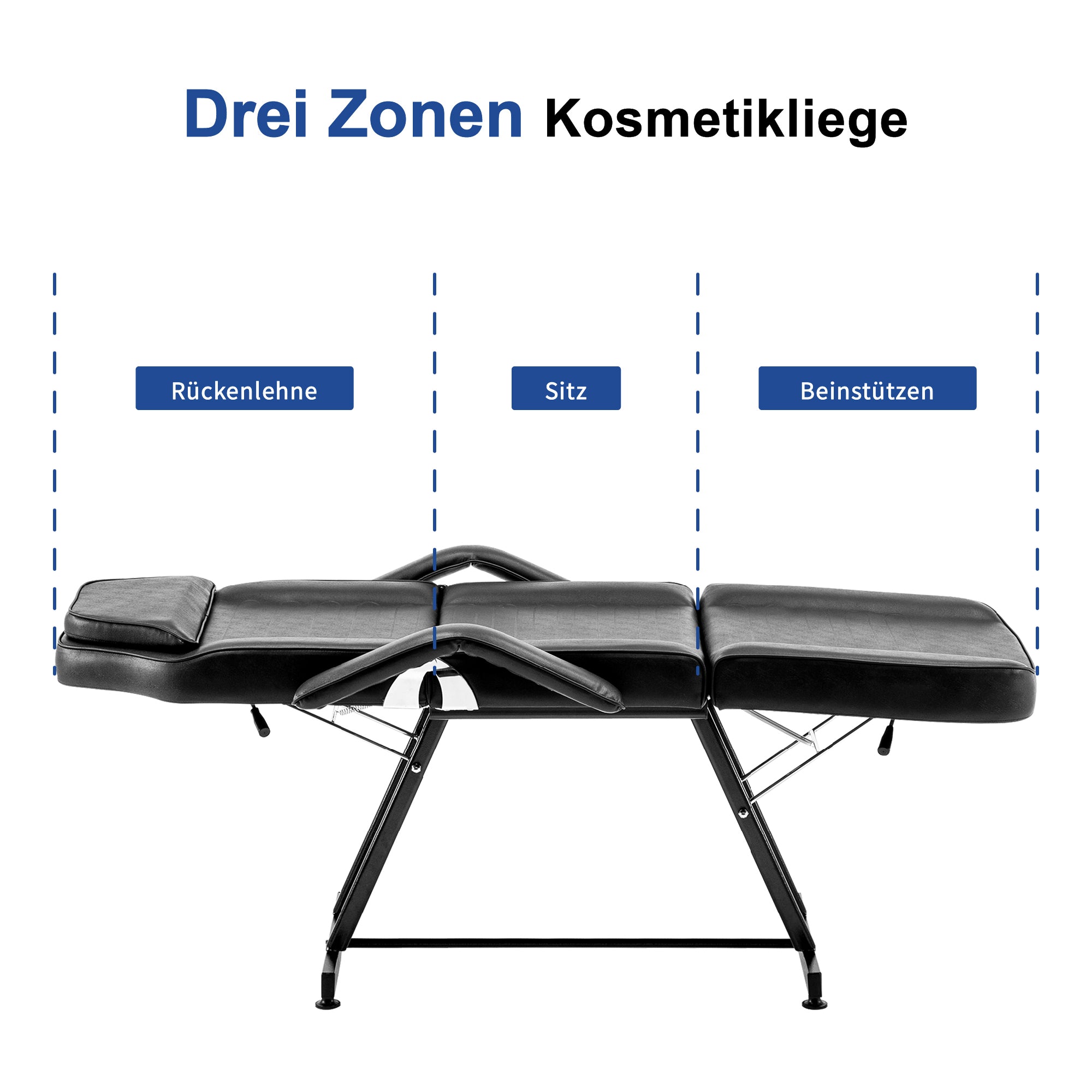 Barberpub cosmetic couch therapy couch massage couch tattoo couch cosmetic chair 0015BK/W