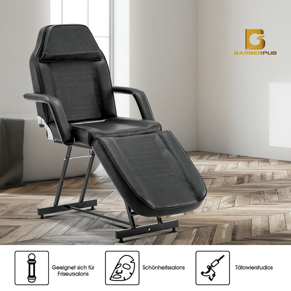 Barberpub cosmetic couch therapy couch massage couch tattoo couch cosmetic chair 0015BK/W