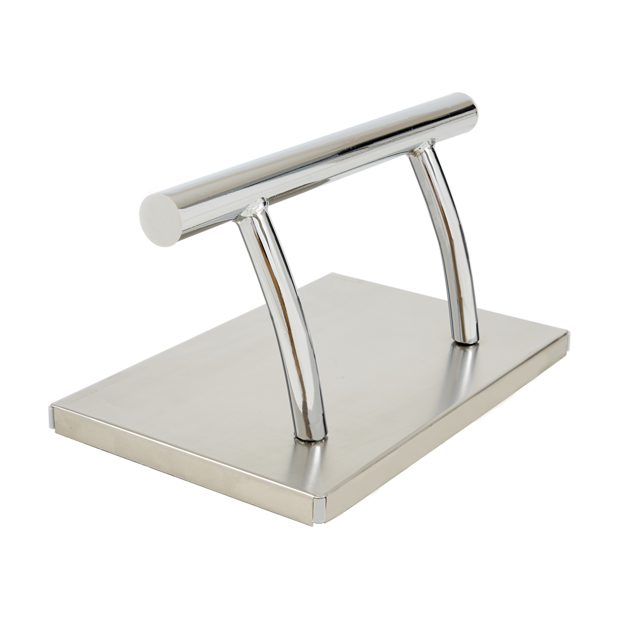 Barberpub stainless steel footrest professional hairdresser footrest, mobile foot pedal footrest, foot rest footrest hairdresser chair salon equipment, FT001, (silver/gold)