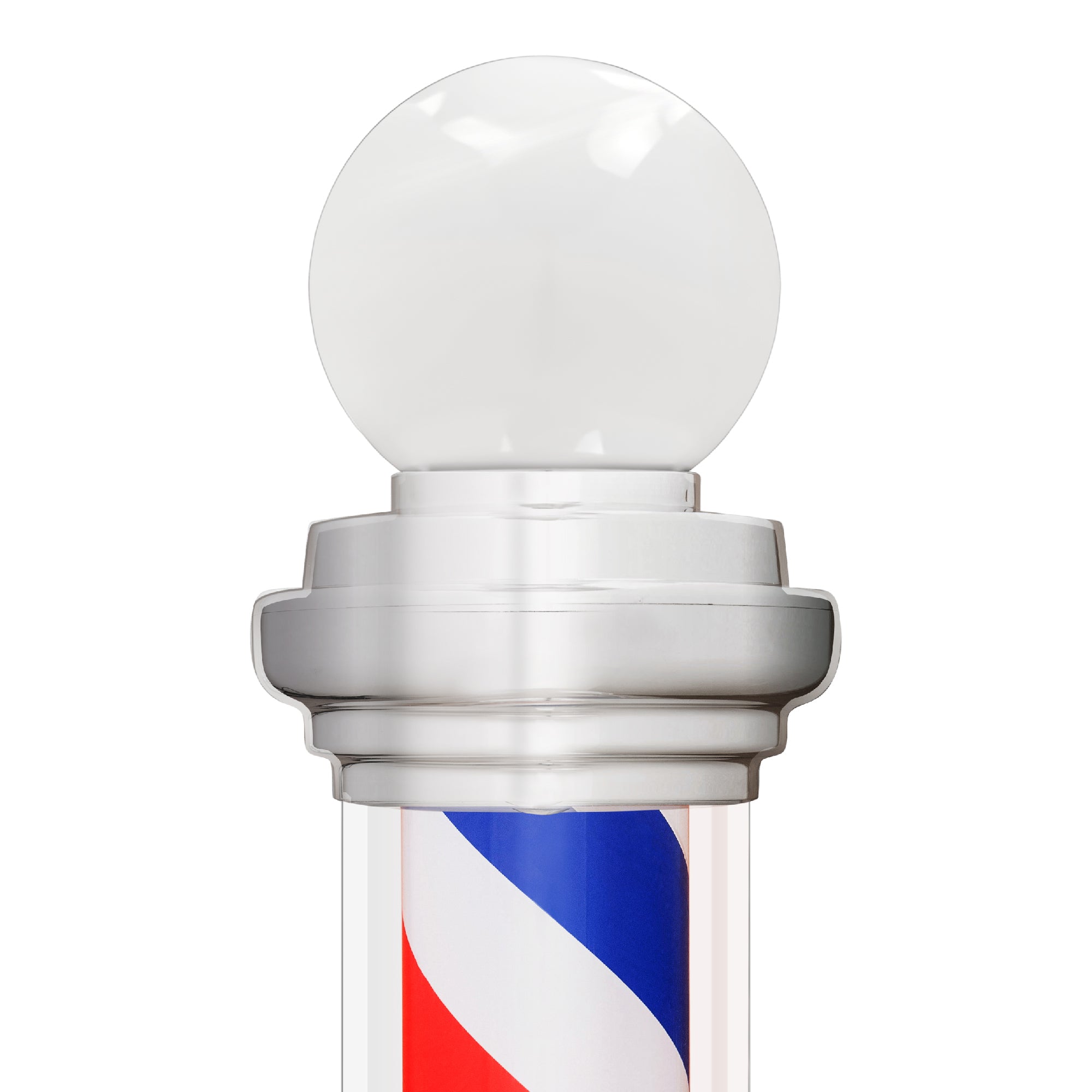 Barberpub Barber Pole with LED ball light Salon equipment rotatable Barbershop column L018B