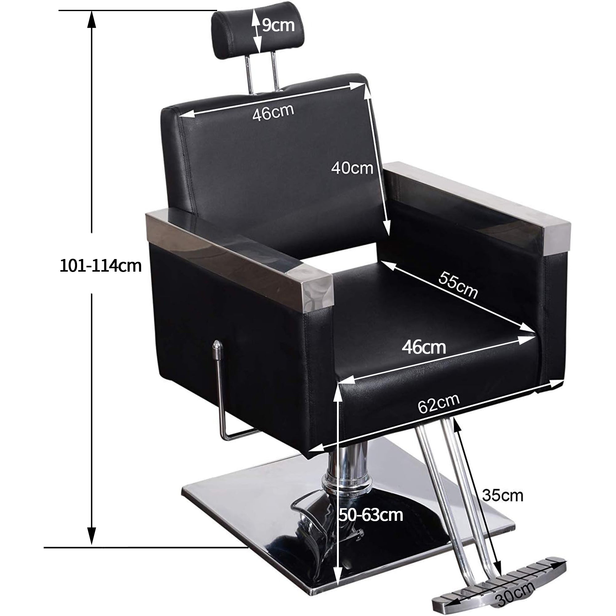 Barberpub hairdresser chair hairdressing chair operating chair hairdressing equipment chair 3021BK