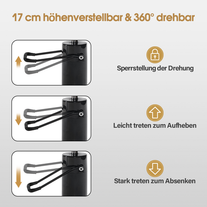 Barberpub Friseurstuhl Friseureinrichtung Friseursessel Bedienungsstuhl 3822, Salon SPA PVC-Kunstleder 140° Kippbar, höhenverstellbar