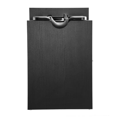 BarberPub Professional reverse wash system without chair hairdressing wash station vanity unit with reverse wash basin salon equipment 7134 (Black)