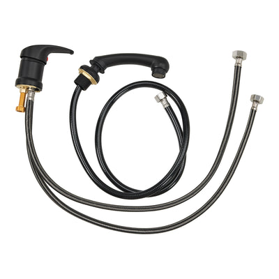Miscelatore e rubinetto con doccetta BarberPub per lavatesta da parrucchiere, rubinetteria da parrucchiere per poltrona da parrucchiere con lavandino 8611 8675 8010 8670 8692 8620 8679, WH8005