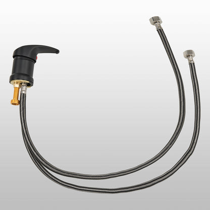 BarberPub Mixer Tap and Hand Shower Faucet for Salon Sink, Hairdressing Faucet for Barber Chair with Sink 8611 8675 8010 8670 8692 8620 8679, WH8005