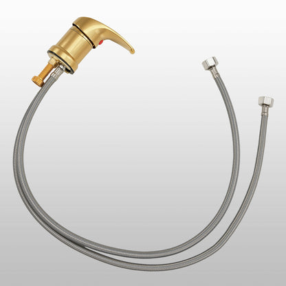 BarberPub Mixer Tap and Hand Shower Faucet for Salon Sink, Hairdressing Faucet for Barber Chair with Sink 8611 8675 8010 8670 8692 8620 8679, WH8005