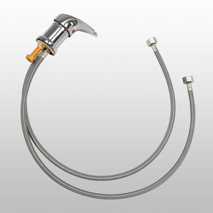 BarberPub Mixer Tap and Hand Shower Faucet for Salon Sink, Hairdressing Faucet for Barber Chair with Sink 8611 8675 8010 8670 8692 8620 8679, WH8005