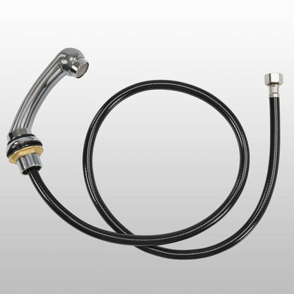 BarberPub Mixer Tap and Hand Shower Faucet for Salon Sink, Hairdressing Faucet for Barber Chair with Sink 8611 8675 8010 8670 8692 8620 8679, WH8005
