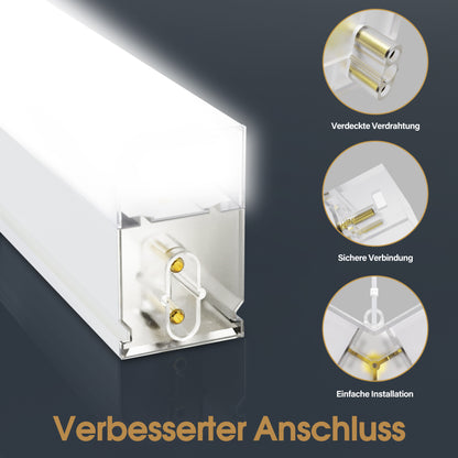BarberPub Hexagon LED Garage Light, 30240LM 6500K Hexagon LED Beleuchtung für Werkstatt, Friseursalon, PVC Abdeckung 8 Grid, (LP008/nicht dimmbar)