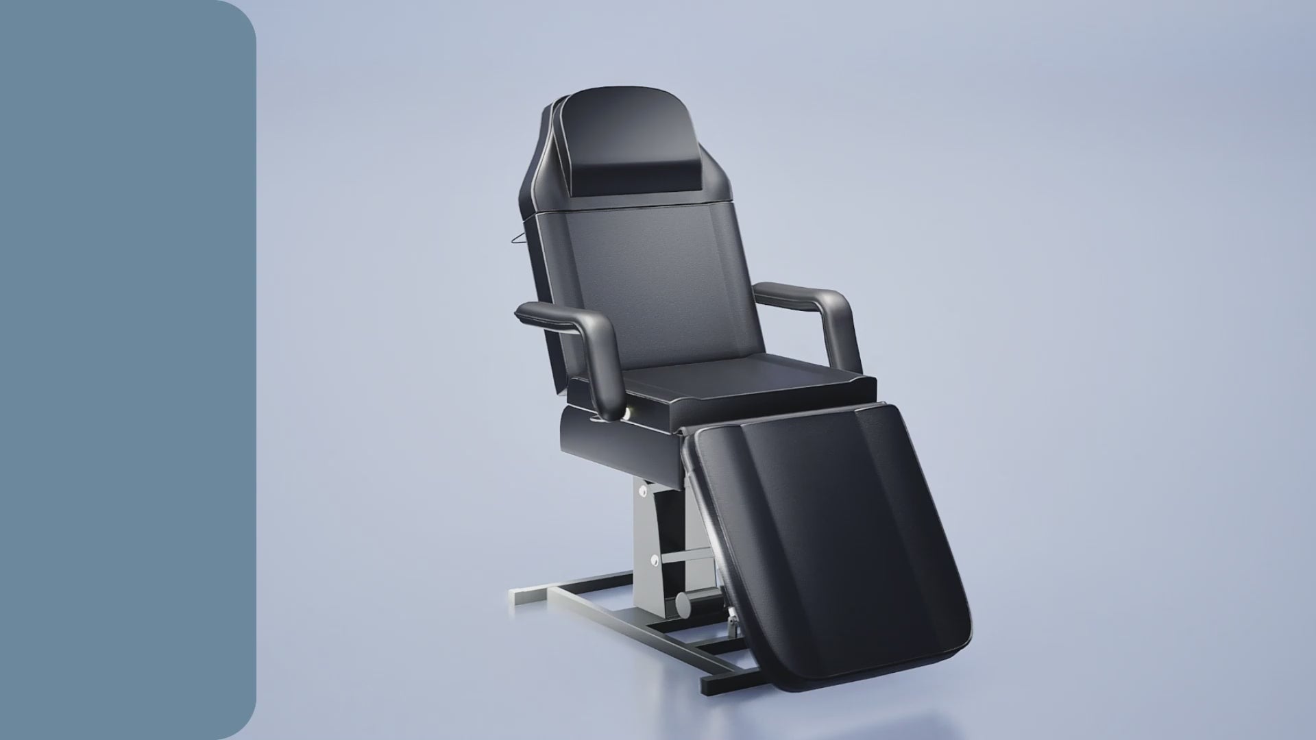 Table de massage électrique pour salon de coiffure, pliable et réglable en hauteur, avec 3 moteurs, pour salon de beauté 0751 
