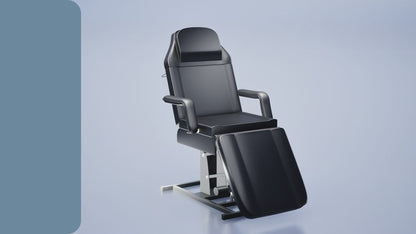 Table de massage électrique pour salon de coiffure, pliable et réglable en hauteur, avec 3 moteurs, pour salon de beauté 0751 