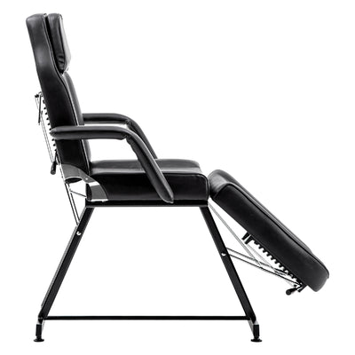Barberpub lettino cosmetico lettino terapeutico lettino da massaggio lettino per tatuaggi sedia cosmetica 0015BK/W