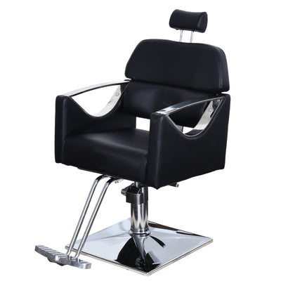 Barberpub poltrona da barbiere poltrona da parrucchiere sedia da lavoro arredamento per parrucchieri 3126BK
