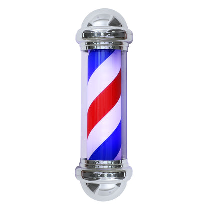 Barberpub barber pole classic white blue red Barber Pole 75cm rotating LED bulb