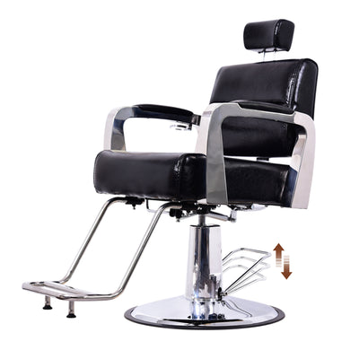 Poltrona da barbiere Barberpub, poltrona da parrucchiere, sedia da lavoro, arredamento per parrucchieri 3127BK