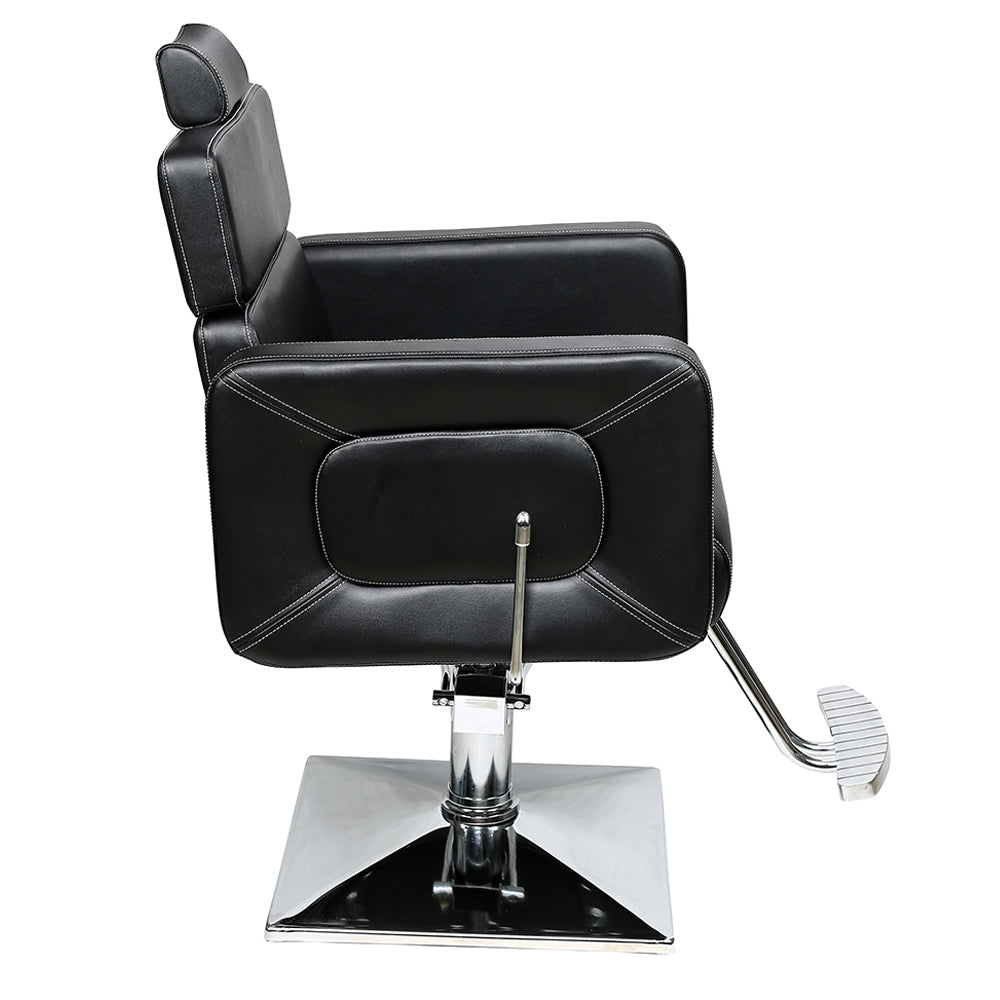 Chaise de coiffeur Barberpub, chaise de coiffure, chaise d'opération, équipement de coiffure 2065BK