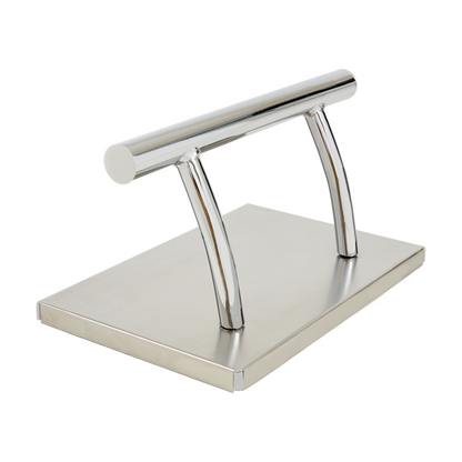 Barberpub stainless steel footrest professional hairdresser footrest, mobile foot pedal footrest, foot rest footrest hairdresser chair salon equipment, FT001, (silver/gold)