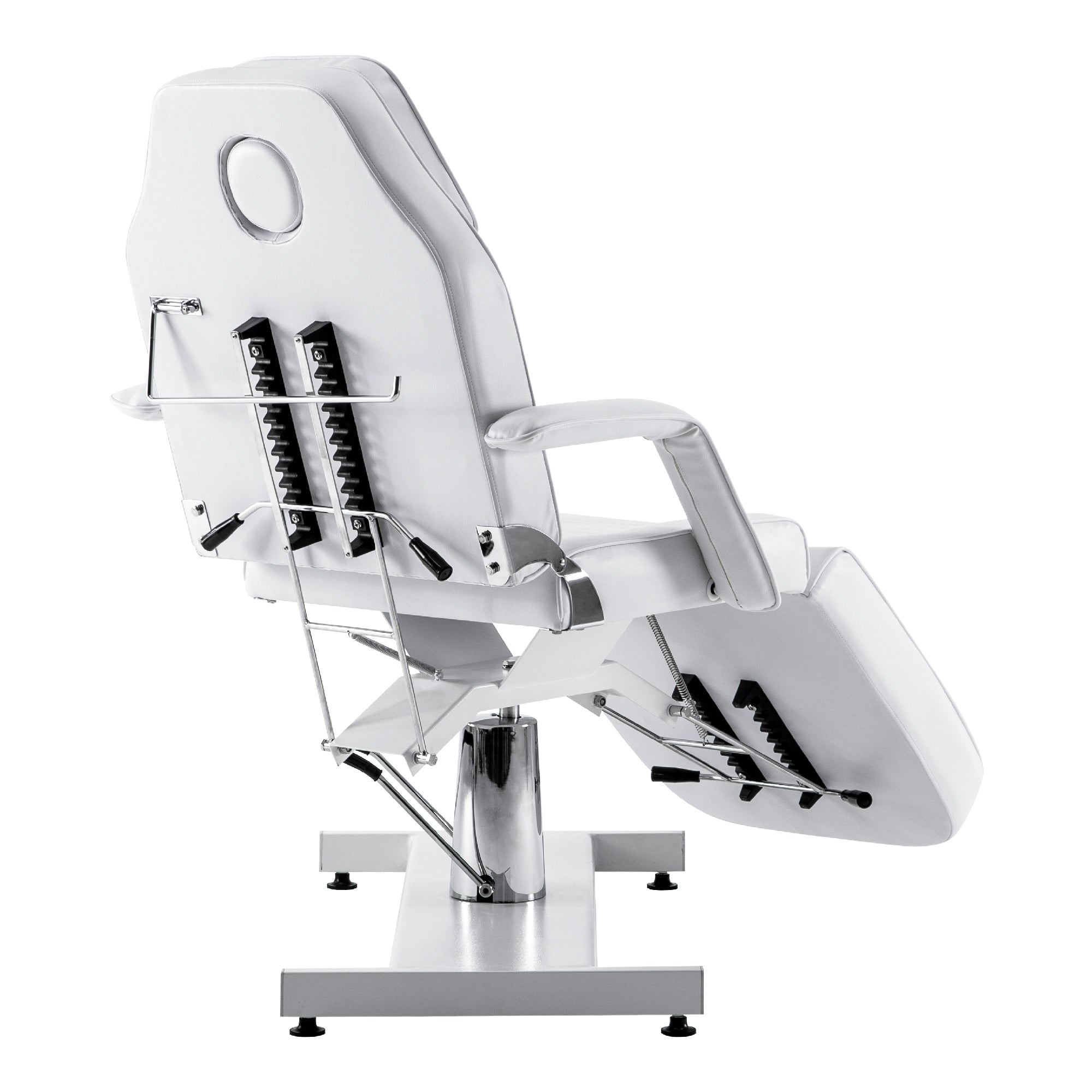 Barberpub Hydraulic Cosmetic Bed Therapy Bed Massage Bed Tattoo Bed 0006BK/W