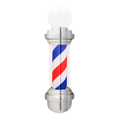 Barberpub Barber Pole with LED ball light Salon equipment rotatable Barbershop column L018B