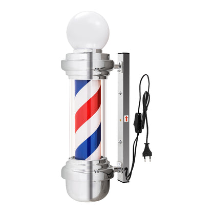 Barberpub Barber Pole with LED ball light Salon equipment rotatable Barbershop column L018B