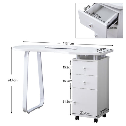 Barberpub studio table manicure table nail table 0400