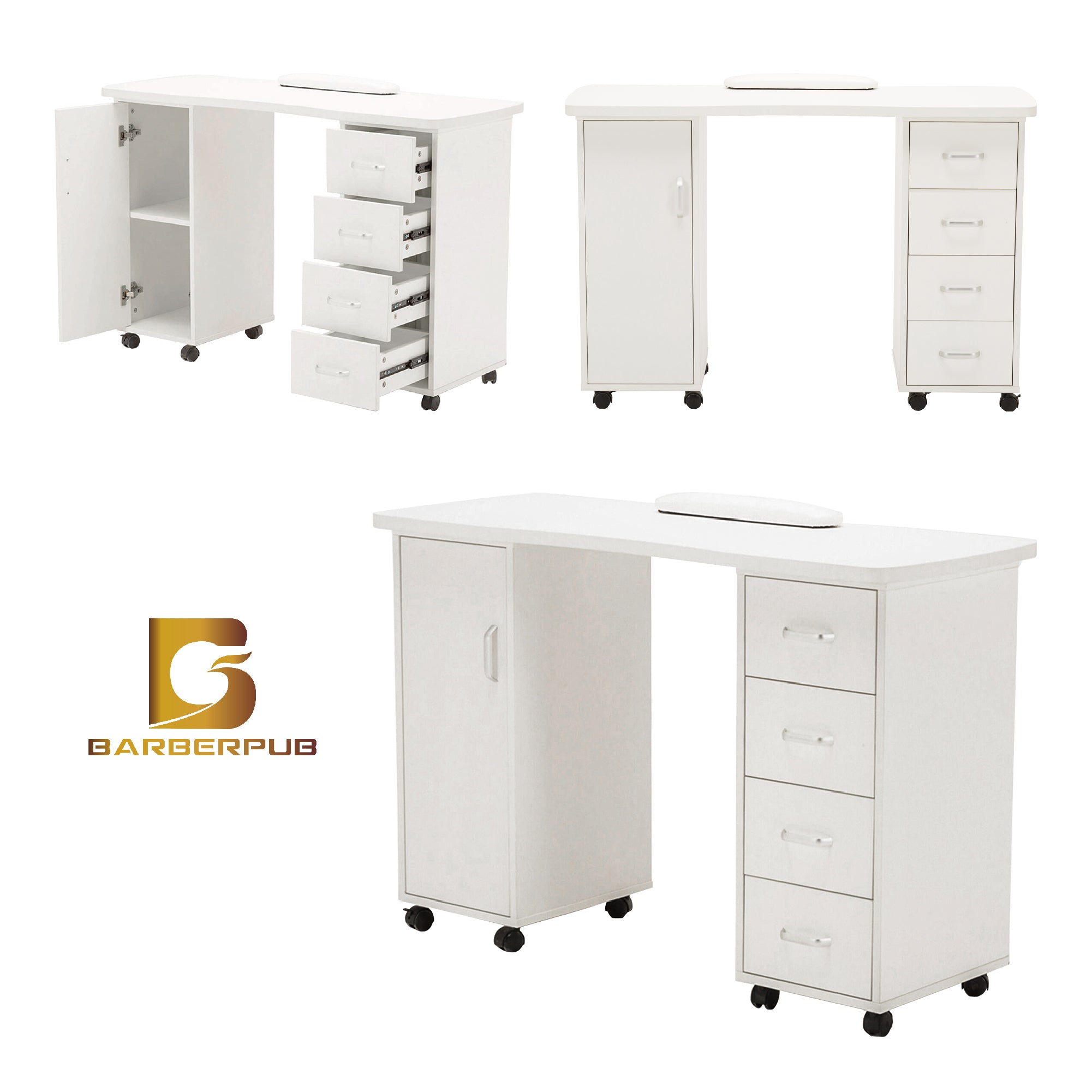 Barberpub studio table manicure table nail table 0600